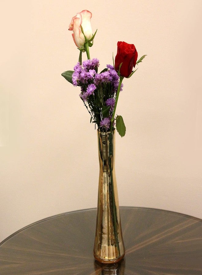 UM Creaciones Amber conical Vase Perfect for Wedding & Home/Decorative Vase for Home Decor Living Room Office and Place Settings,Set of 1 - Image 3